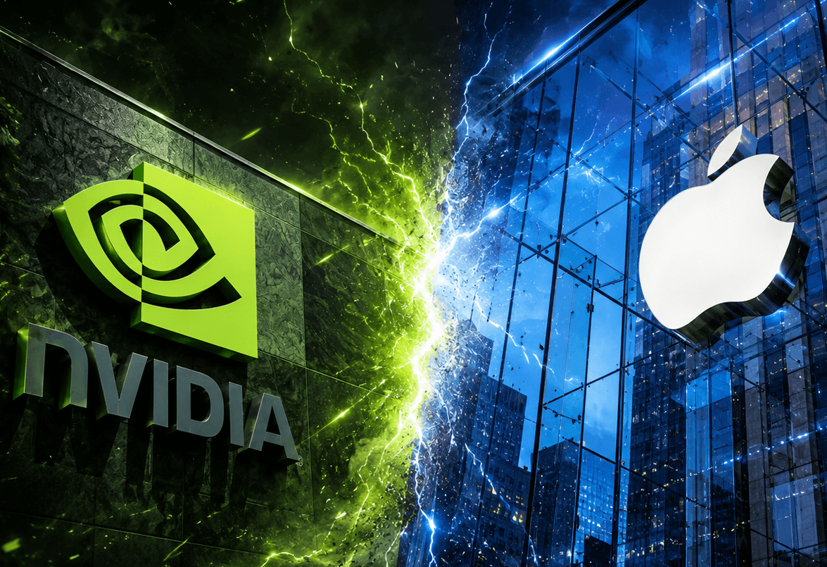 Apple vs Nvidia - walka o pozycję lidera kapitalizacji