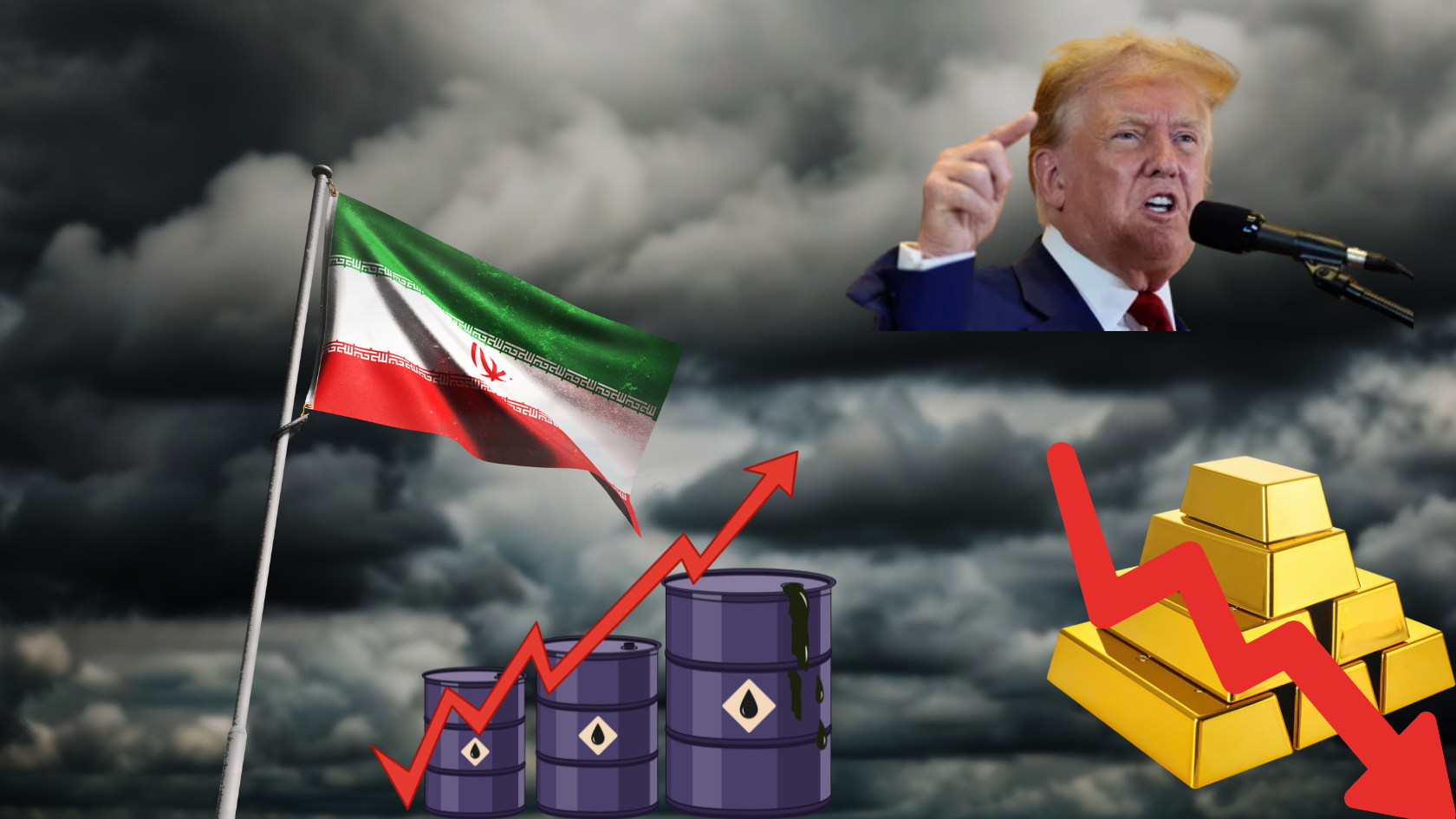 Napięcia z Iranem wzmacniają dolara i osłabiają złoto