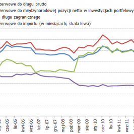 Płynność międzynarodowa <span> Źródło: Główny Urząd Statystyczny, Narodowy Bank Polski<span>
