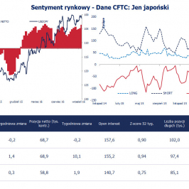 Pozycja spekulacyjna netto w JPY (tys. kontraktów) <span> Źródło: Bloomberg, CFTC, TMS Brokers <span>