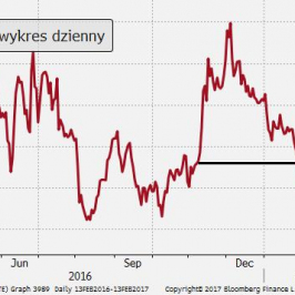Wykres dzienny EUR/PLN; Źródło: Bloomberg, TMS Brokers