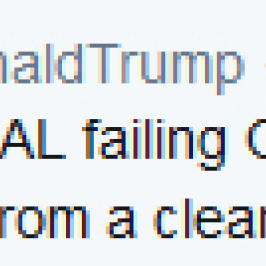 Tweet Donalda Trumpa. Źródło: Twitter.