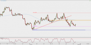 Wykres godzinowy EUR/USD; Źródło: TMS Direct