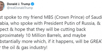 Trump winduje WTI w kierunku 25 USD za baryłkę