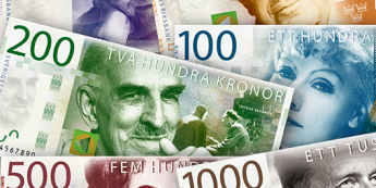 Szwedzkie banknoty <span> Źródło: Riksbank <span>