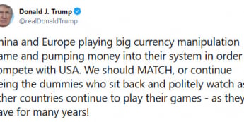 Trump o wojnie walutowej