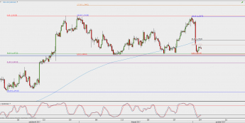 Wykres 4-godzinowy USD/CAD; Źródło: TMS Direct