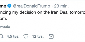 Trump tweetuje, kurs ropy nurkuje