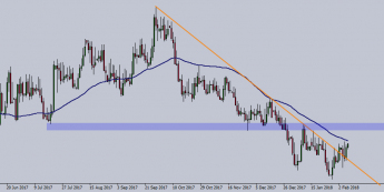 Wykres dzienny EUR/PLN. Źródło: TMS Trader