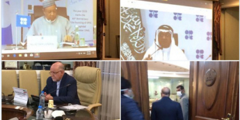 Telekonferencja OPEC+. Źródło: twitter