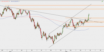 USD/JPY - wykres 1D; Źródło: TMS Direct