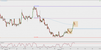 Wykres godzinowy AUD/USD; Źródło: TMS Direct