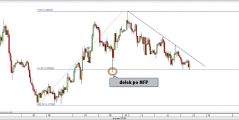 Wykres godzinowy EUR/USD<span>Źródło: TMS Direct<span>