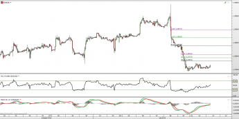 Wykres godzionowy kursu EUR/USD <span> Źródło: TMS Direct <span>