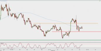 Wykres godzinowy EUR/USD; Źródło: TMS Direct
