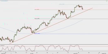 Wykres 4-godzinowy USD/CAD; Źródło: TMS Direct
