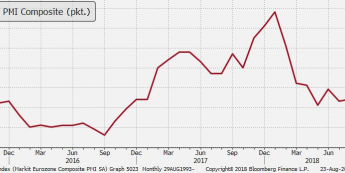 PMI z Eurolandu nie wskazuje kierunku