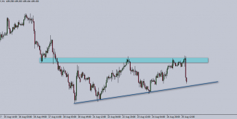 Wykres godzinowy USD/JPY; źródło: TMS Trader