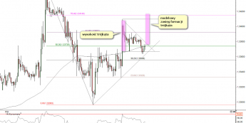 Wykres godzinowy kursu EUR/USD <span> Źródło:TMS Direct<span>