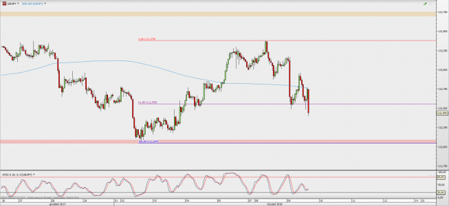 Wykres godzinowy USD/JPY; Źródło: TMS Direct Wykres godzinowy USD/JPY; Źródło: TMS Direct
