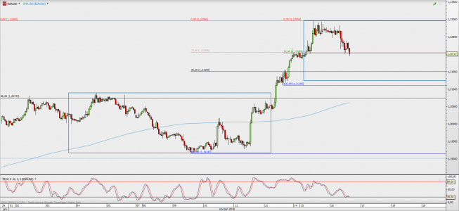 Wykres godzinowy EUR/USD; Źródło: TMS Direct Wykres godzinowy EUR/USD; Źródło: TMS Direct
