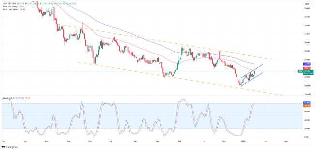 JSW zyskuje dziś ponad 4.22%