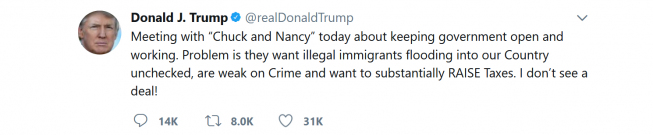 Źródło: Twitter, @realDonaldTrump Źródło: Twitter, @realDonaldTrump