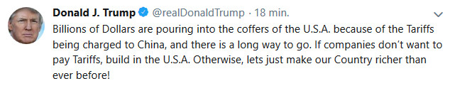 źródło: realDonaldTrump via Twitter źródło: realDonaldTrump via Twitter