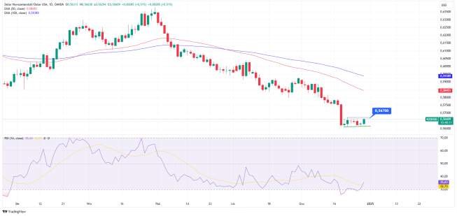 NZD najwięcej zyskuje w poniedziałek